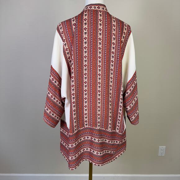 Daniel Rainn 3 4 Sleeve Boho Cardigan Top US Women's M - Picture 2 of 10
